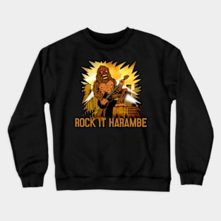 rockin harambe Crewneck Sweatshirt